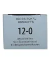 Schwarzkopf Igora Royal Highlifts 12-0 - Rubio Especial Natural 60 ml